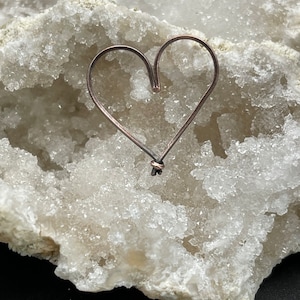 Wire Wrapped Copper Heart