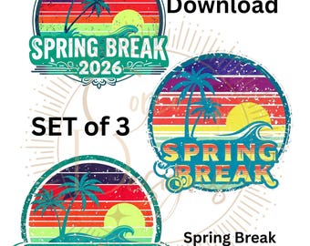 Spring Break PNG | Group Family Shirt Design | Beach Vacation PNG | Shirt Design | Digital Download | Sublimation | DTF Print File