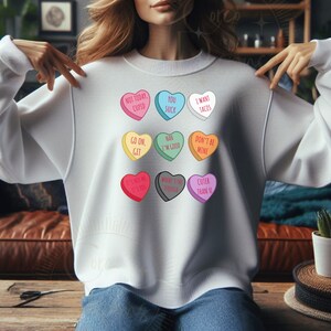 Valentines Candy Hearts png, Candy Hearts Design, Funny Valentines png, Conversation hearts png, Candy Hearts png, Anti-Valentines day image 4