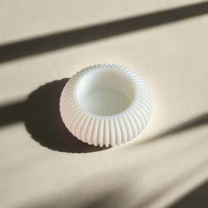 ribbed tealight holder