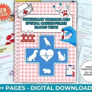 Common and Special Canine/feline blood tests- vet tech, vet nurse, vet student, Vet Tech Bundle, Vet Nurse