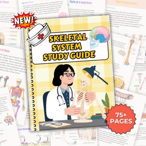 Skeletal System Notes, Anatomy Diagrams, Hyperlinked 2026 Edition (PDF)