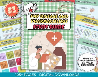 FNP Pharmacology & Disease Review Study Guide 2025 for Family Nurse Practitioner