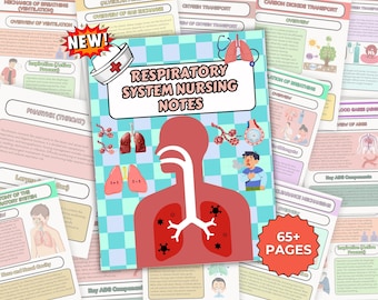 Guía de estudio de enfermería del sistema respiratorio, anatomía y fisiología, NUEVA edición con enlaces (PDF) 2026