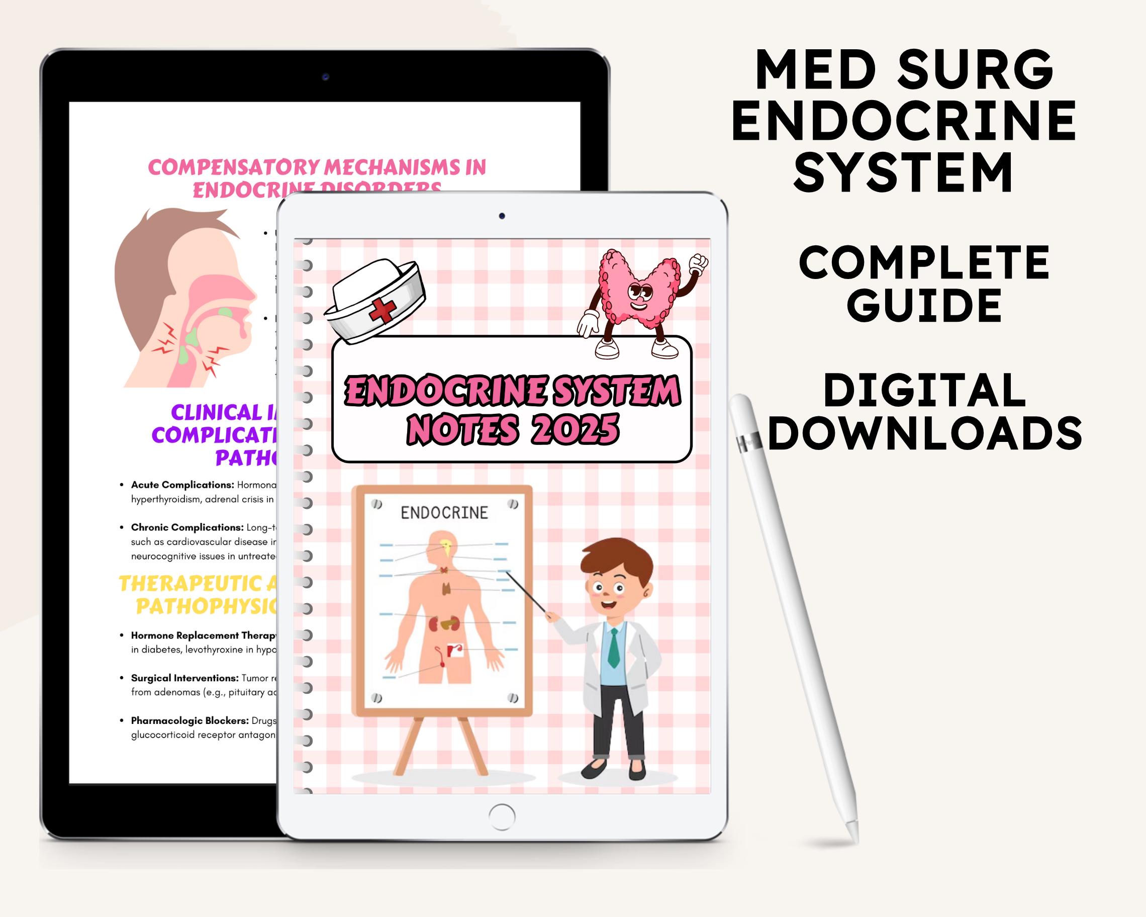 Endocrine System Nursing Study Guide Endocrine Disorders Endocrine