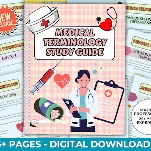 Medical Terminology Nursing School Notes, Nursing Notes, Nursing Bundle, Nursing Study Guide, Nurse Notes, Nursing Essentials