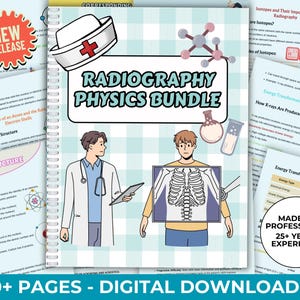 Guide d'étude complet sur la physique de la radiographie aux rayons X, guide d'étude en téléchargement numérique, guide d'examen Rad Tech, préparation des cartes
