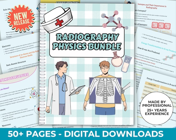 Radiography Physics Study Guide, Rad Tech Boards Prep (Digital Download)
