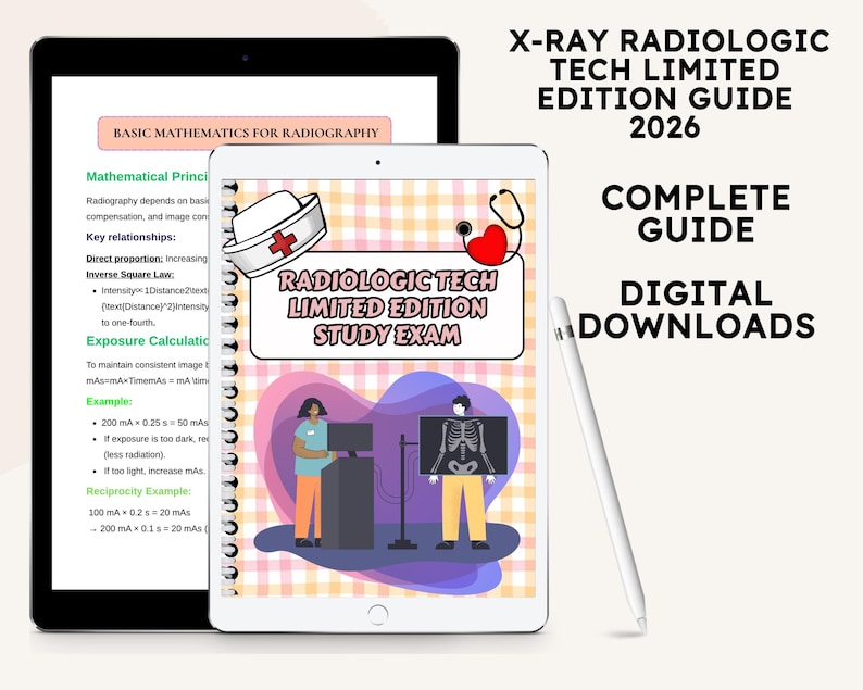 Study Radiology Tech Radiologic Tech Study Exam, X-ray Review Guide (digital Download) - Etsy