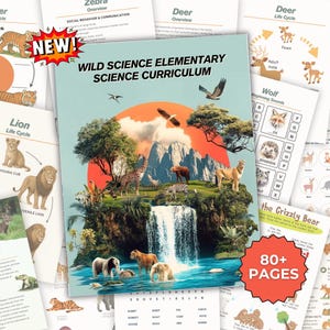 Wild Science Elementary Science Curriculum, Nature Learning, Tiger, Wolf, Homeschool PDF