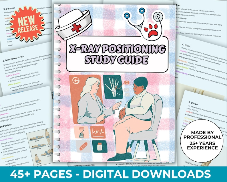 X-ray Positioning Study Guide, Rad Tech Prep (digital Download) - Etsy