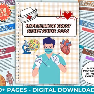 CRCST-examensstudieguide 2026, steril processtekniker (digital nedladdning)