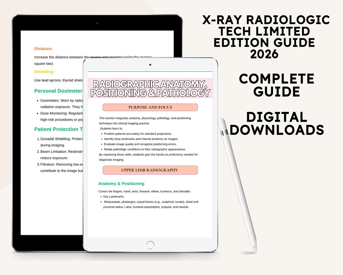 Study Radiology Tech Radiologic Tech Study Exam, X-ray Review Guide (digital Download) - Etsy