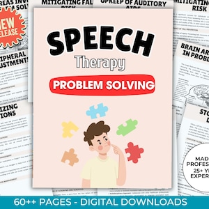 Problemlösningspaket Resurser för logopedi, stroke, traumatisk hjärnskada, medicinsk logopedi 2025