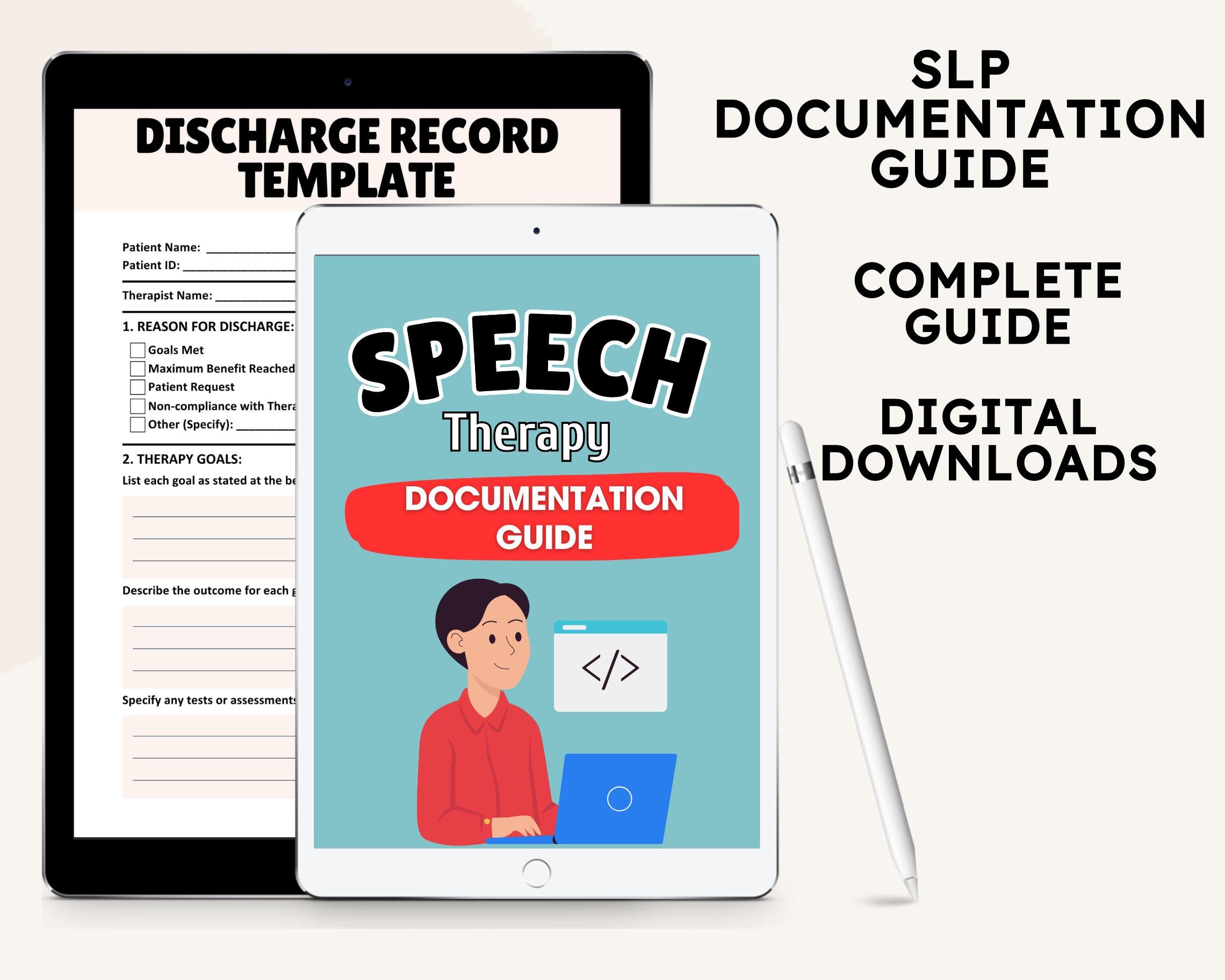 Speech Therapy Documentation Guide: SLP Templates & SOAP Notes (digital ...