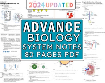 Ultimate Biology Notes perfect for students to learn and succeed in your exams