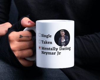 Tazza Neymar Jr, Incontri mentali Tazza Neymar, Celebrity Heartthrob Fancy Crush, Regalo per Neymar Fan, Tazza tifoso di calcio, Regali Neymar jr per i fan