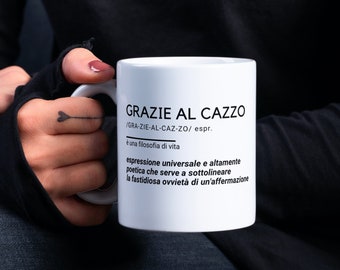 Tazza Italia, Tazza italiana, Tazza Grazie Al, Tazza sarcastica, Detti italiani divertenti, Tazza divertente, Tazza italiana, Citazione impertinente, Tazza da caffè sarcastico, Tazza da caffè sarcastico,