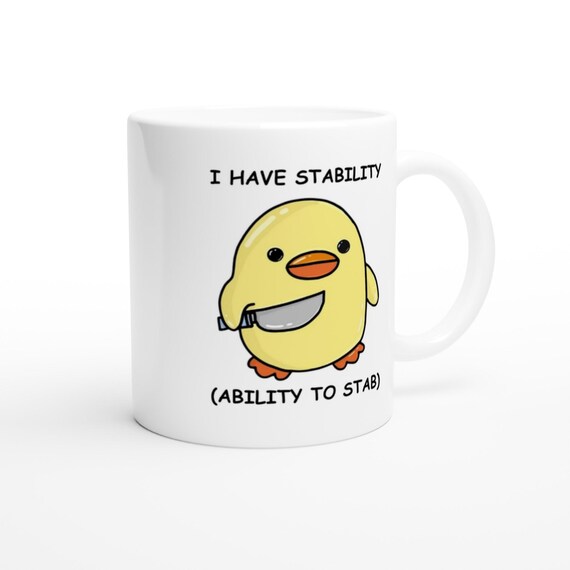 F**k Duck Ceramic Mug – Novelty Gift, I Don't Give A Duck – Rude Xmas Mug