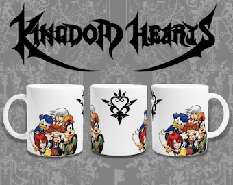 Tazza Kingdom Hearts, Regali Kingdom Hearts, Regalo merchandising Anime, Videogioco, Tazza Manga, Regalo Amante Anime, Regalo per Fan Kingdom Hearts, KH4