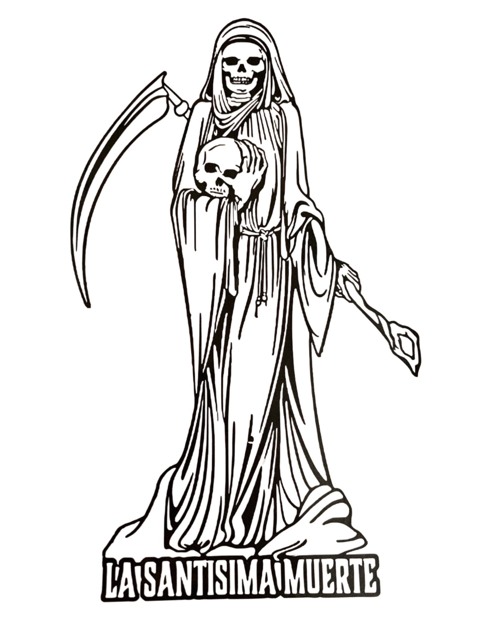 Sticker Santa Muerte