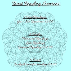 Lectures de cartes de tarot le même jour Lectures générales détaillées ou axées sur des questions.