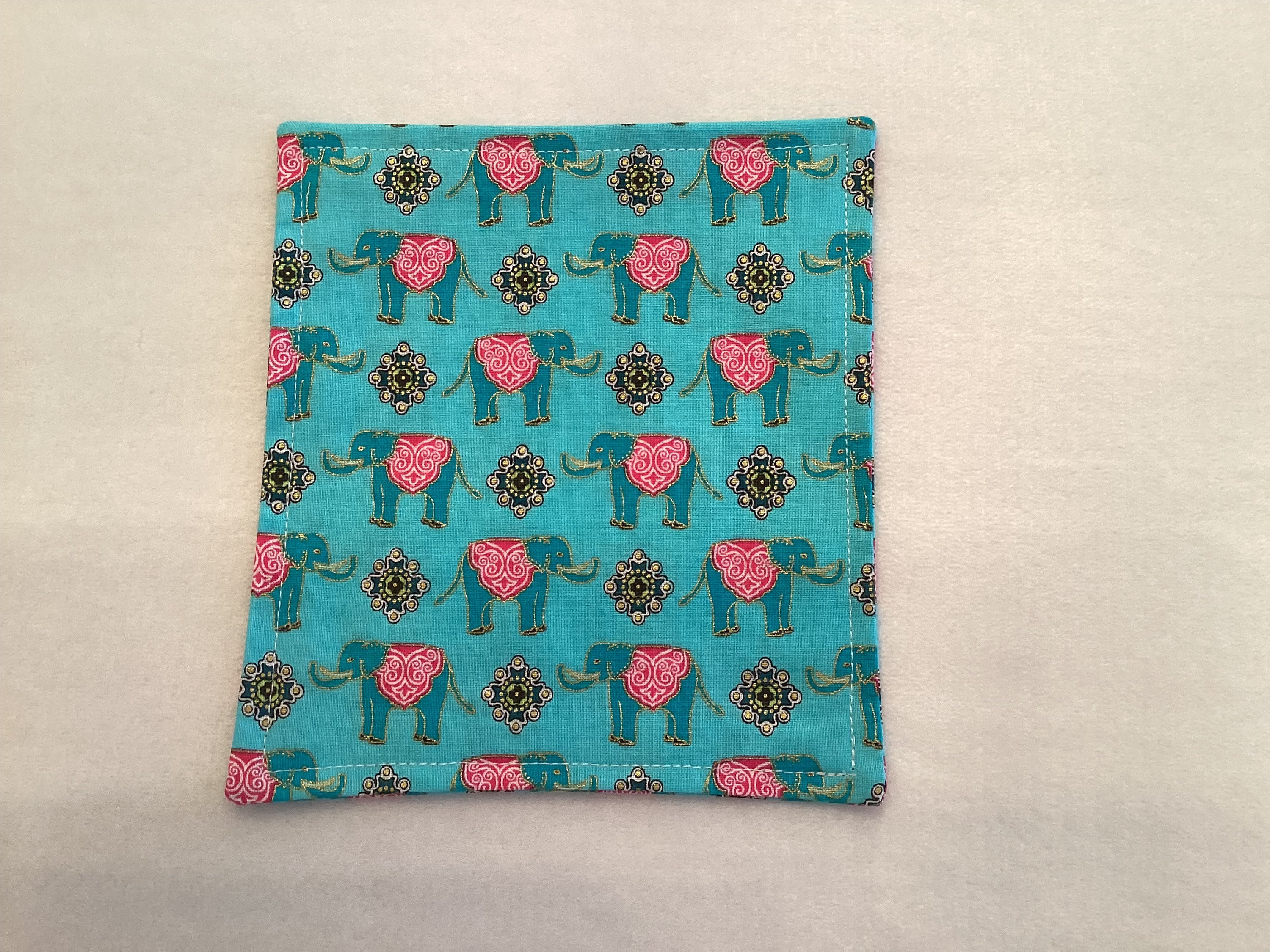 Pink Elephant Cocktail Napkins Set of 6