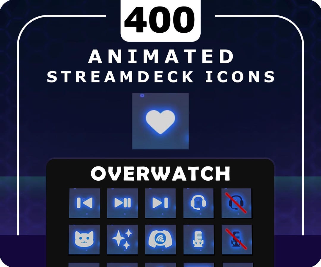 Overwatch Streamdeck Icons, Animated Streamer Set [400 Icons] (GIF ...