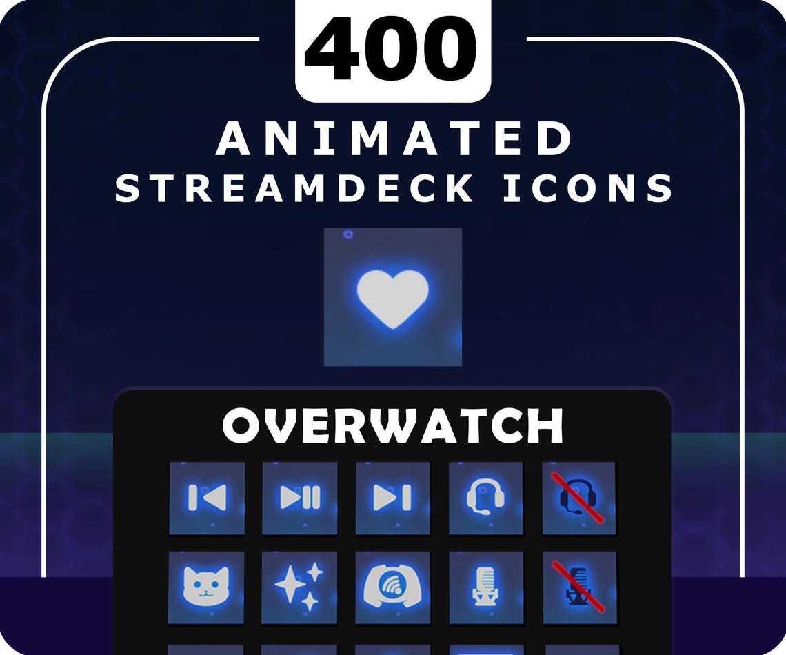 Overwatch Streamdeck Icons, Animated Streamer Set [400 Icons] (GIF ...