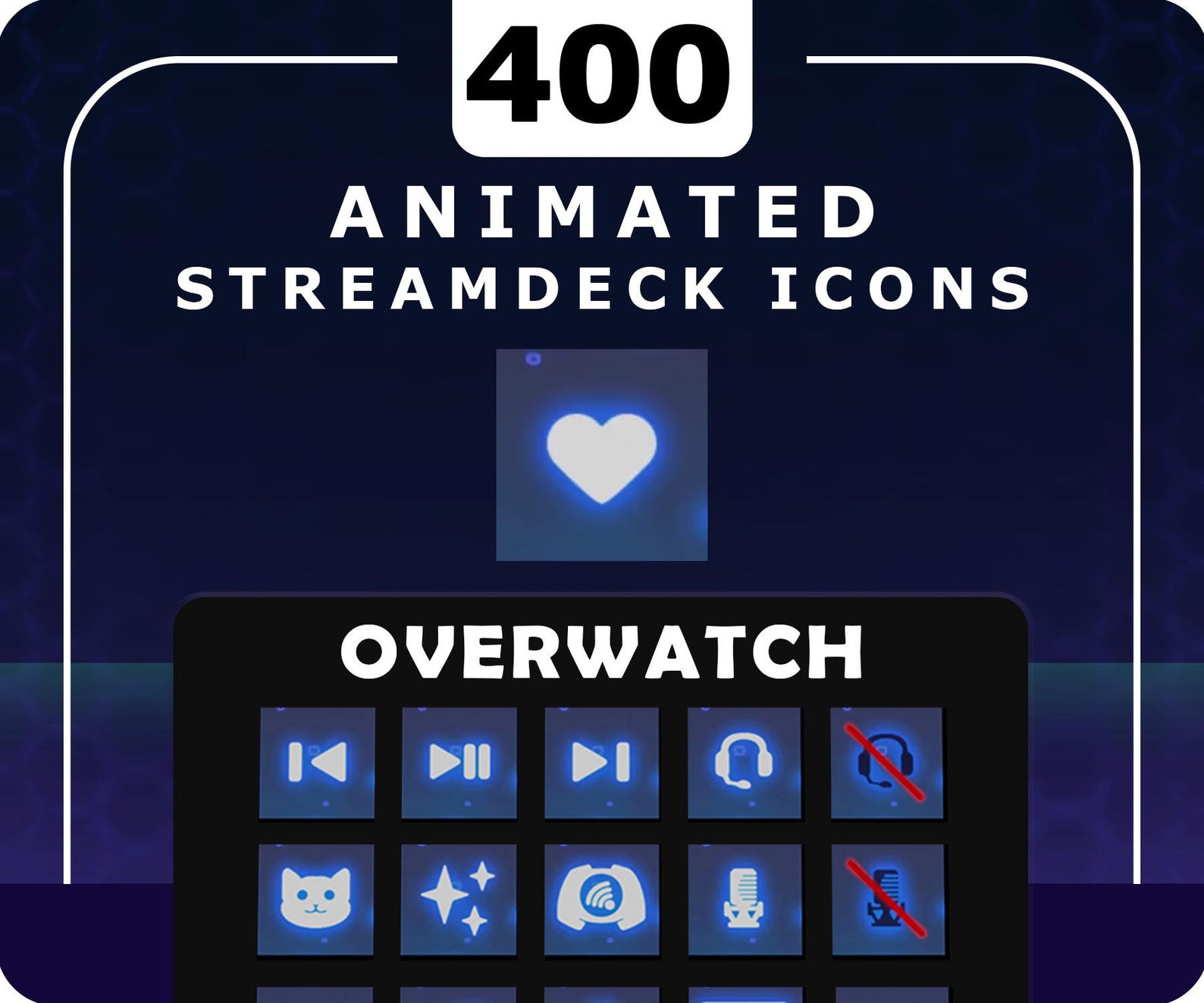Overwatch Streamdeck Icons, Animated Streamer Set [400 Icons] (GIF ...