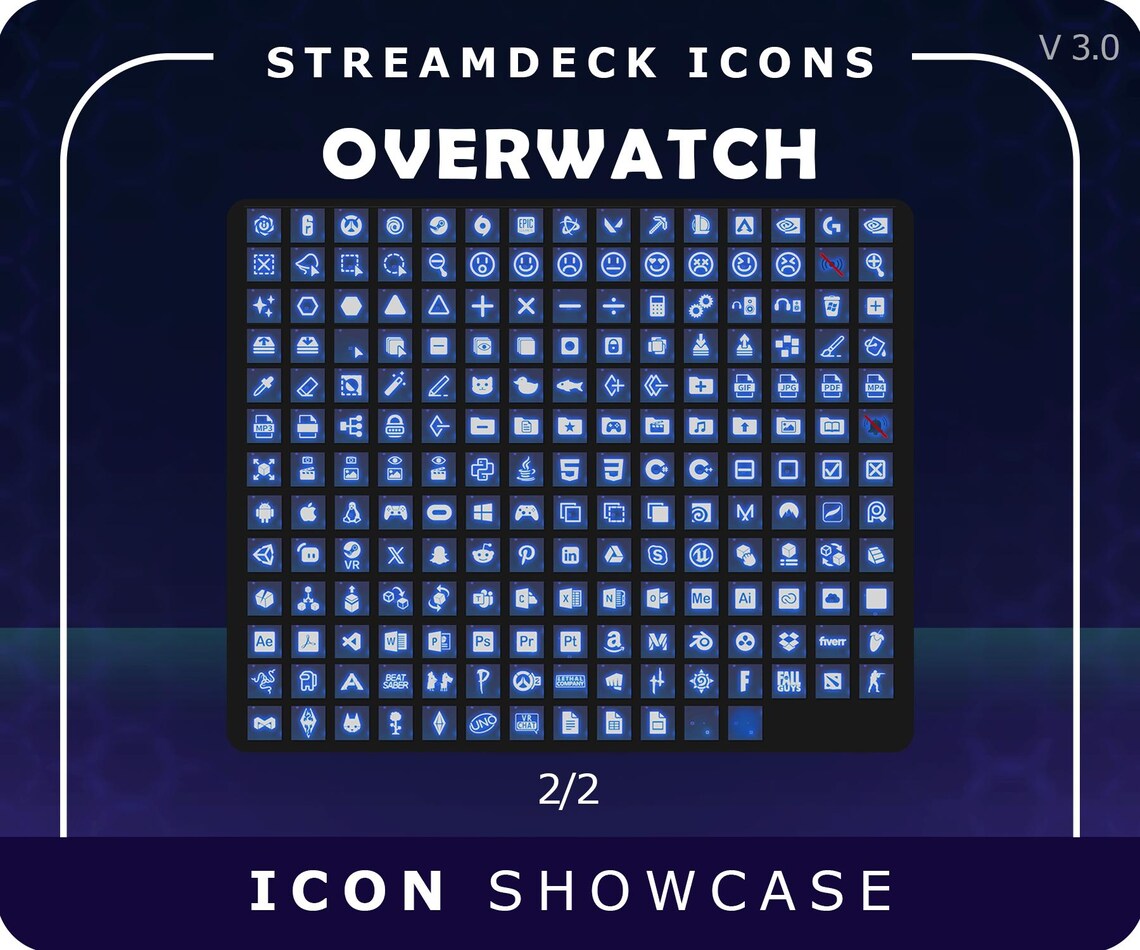 Overwatch Streamdeck Icons, Animated Streamer Set [400 Icons] (GIF ...
