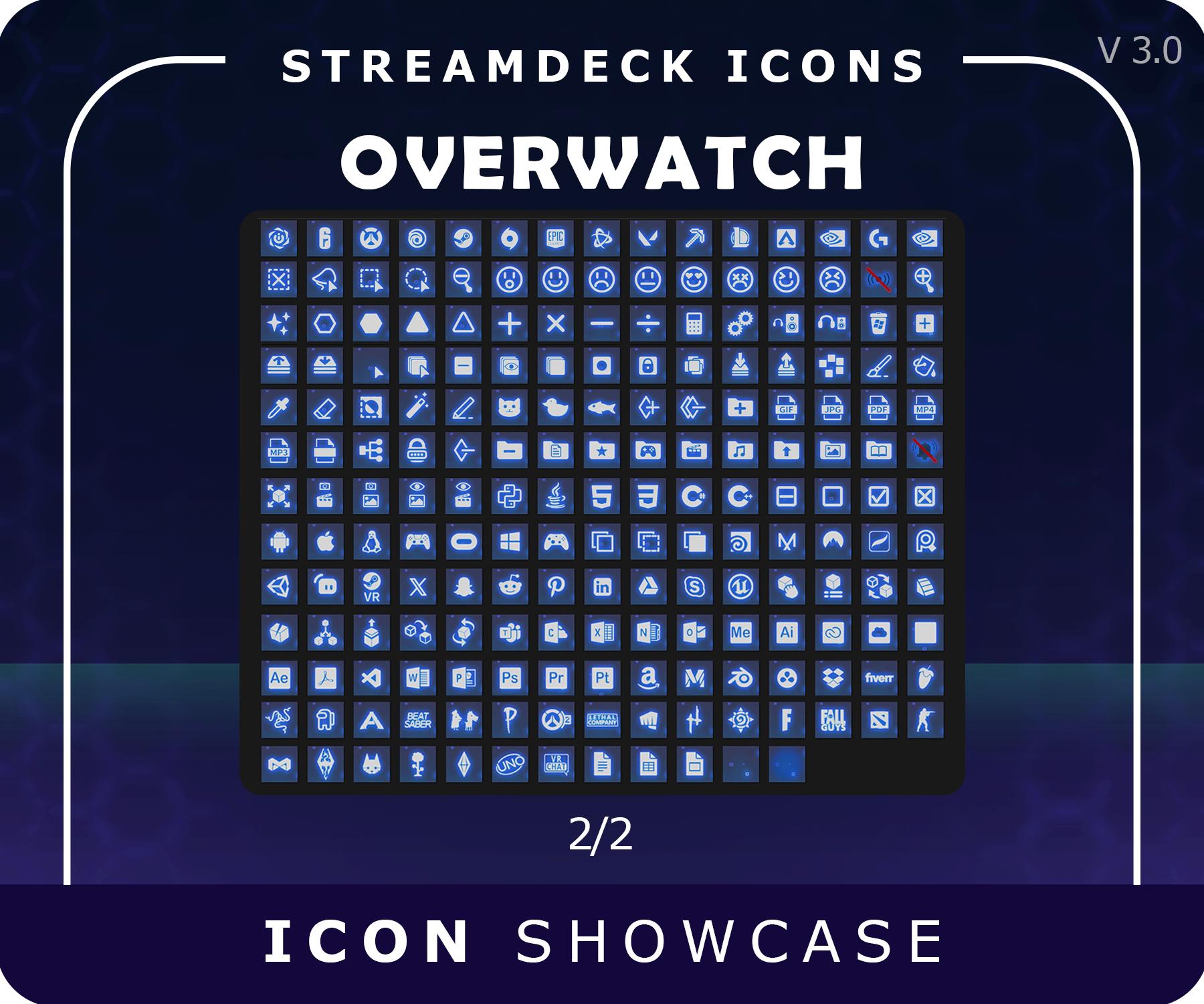 Overwatch Streamdeck Icons, Animated Streamer Set [400 Icons] (GIF ...