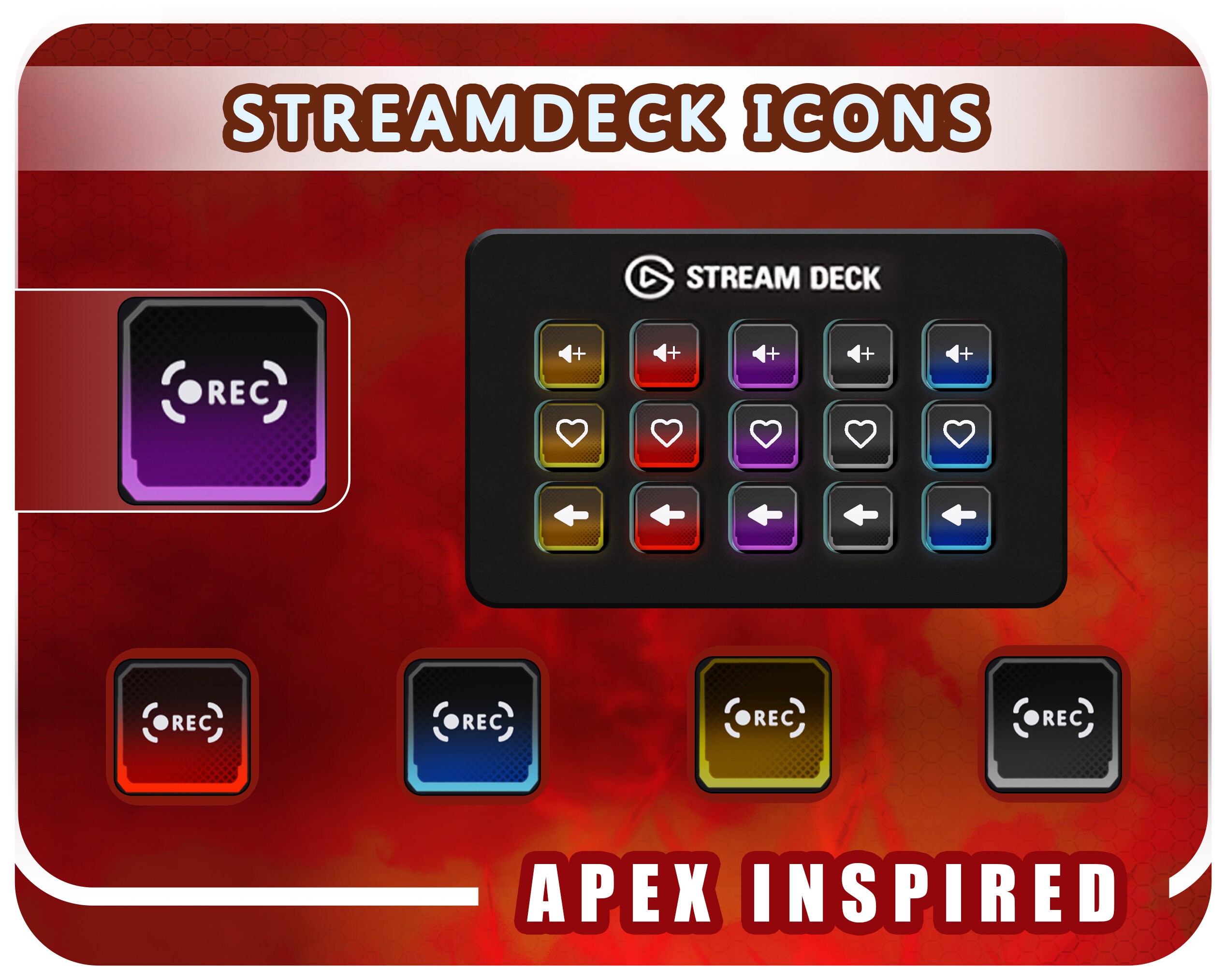 Apex Legends Streamdeck Icons 760 Icons inspired by Etsy Hong Kong