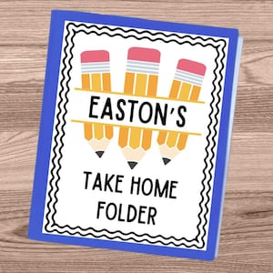 Student Take Home Folder Cover