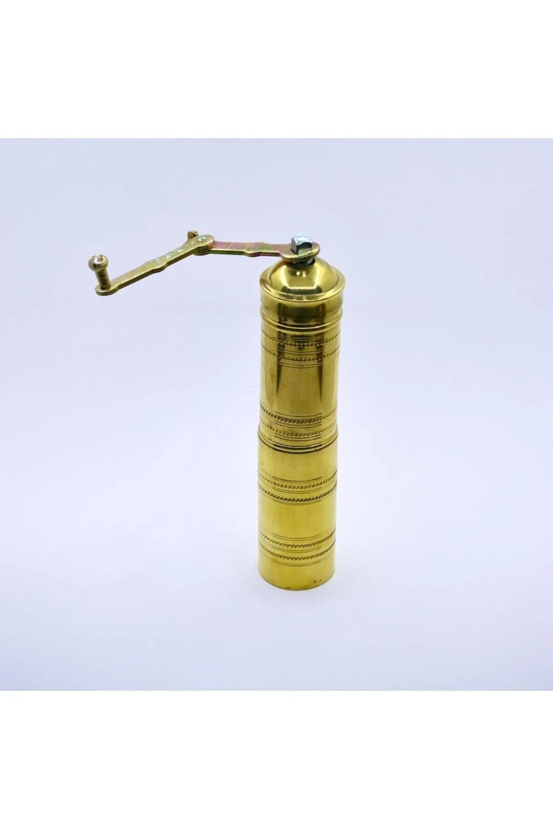 Traditional Turkish Coffee Grinder Brass Coffee Mill Handmade Coffee