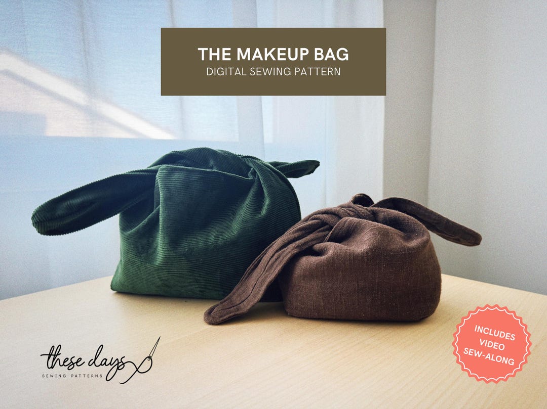 The Makeup Bag Digital Sewing Pattern