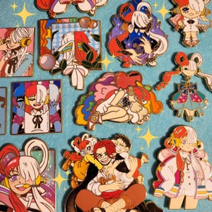Uta Enamel pins One Piece Film Red