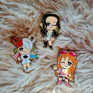 Film Red Chibi Enamel Pin