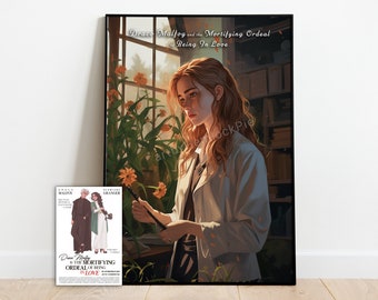 Portret Hermiony Czarownicy | Pobieranie cyfrowe, Sztuka ścienna, Książki, BookTok, Plakat fan fiction, Dramione