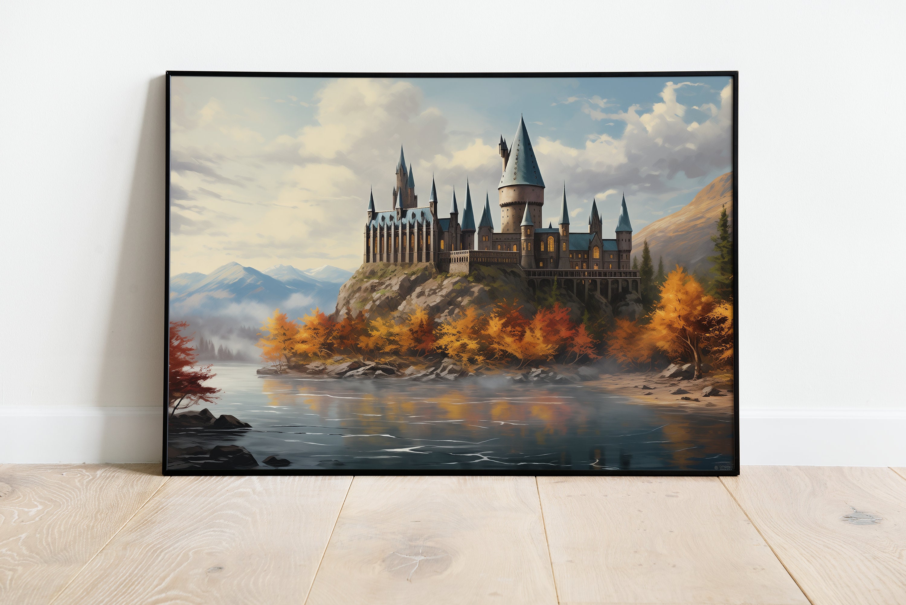 Hogwarts Wizard Fantasy World Wall Art Decor Canvas Printing