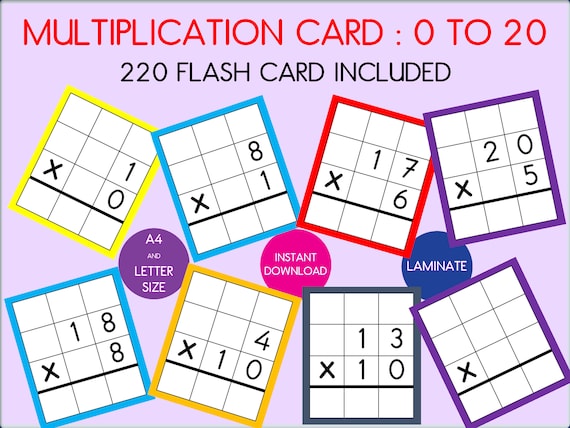 FREE Printable Multiplication Flashcards This Reading Mama, 44% OFF