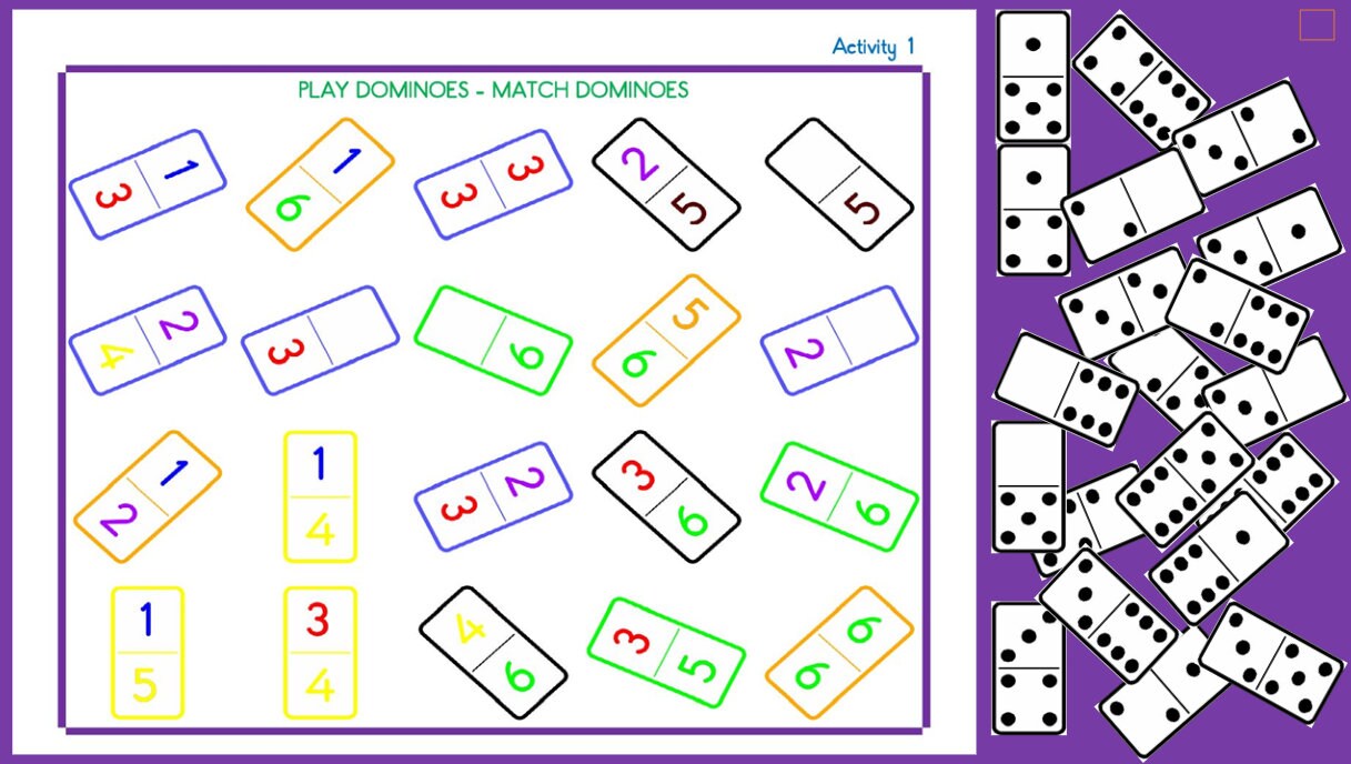 20 Match the Dominoes-play-numbers - Problem Solving - Educational ...