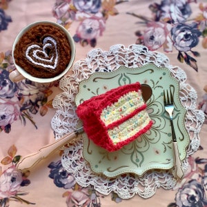 Vegan Crochet Cake Decoration - Let Them Eat Cake -