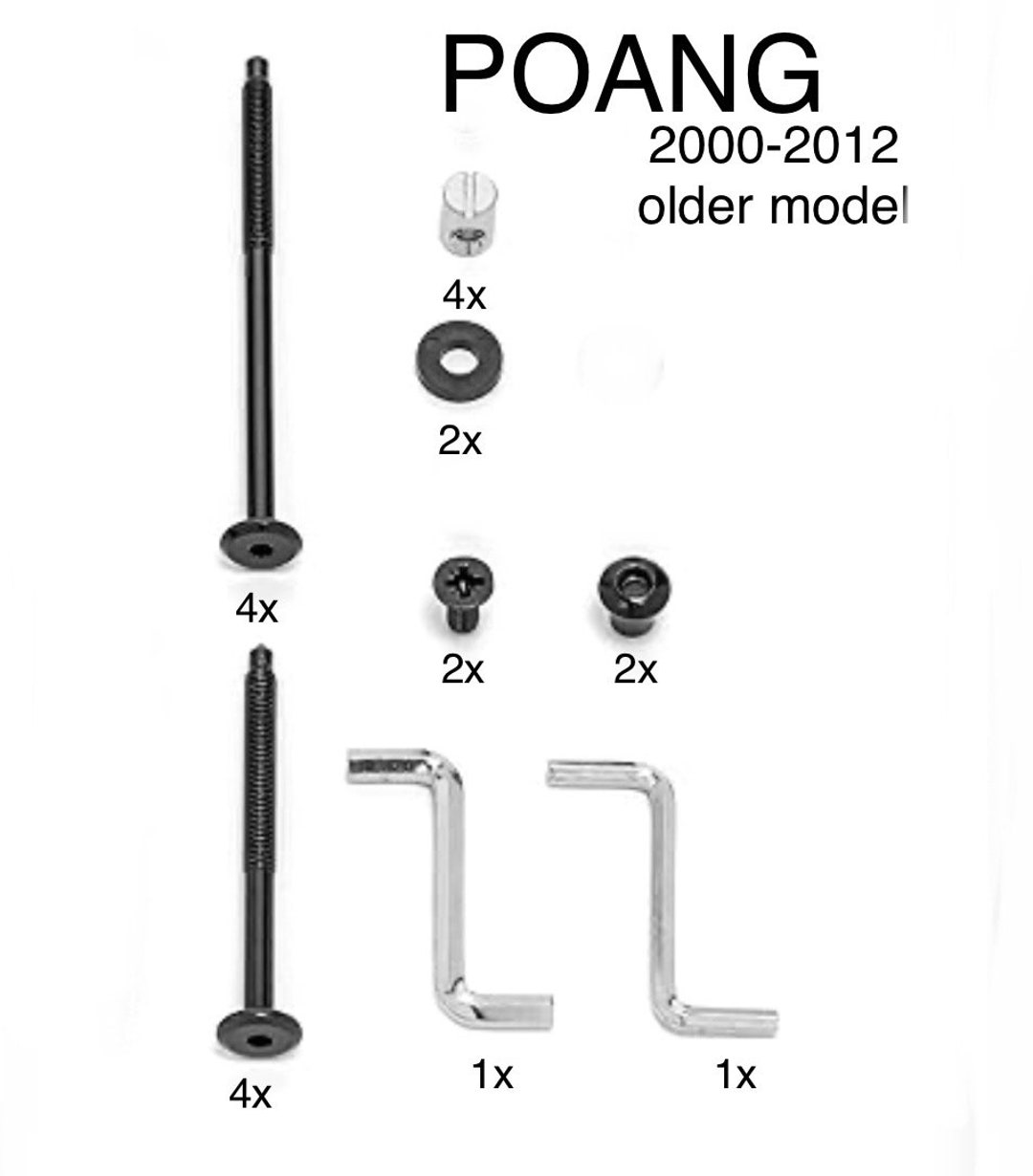 IKEA Set of Replacement Parts for POANG Chair Furniture Etsy
