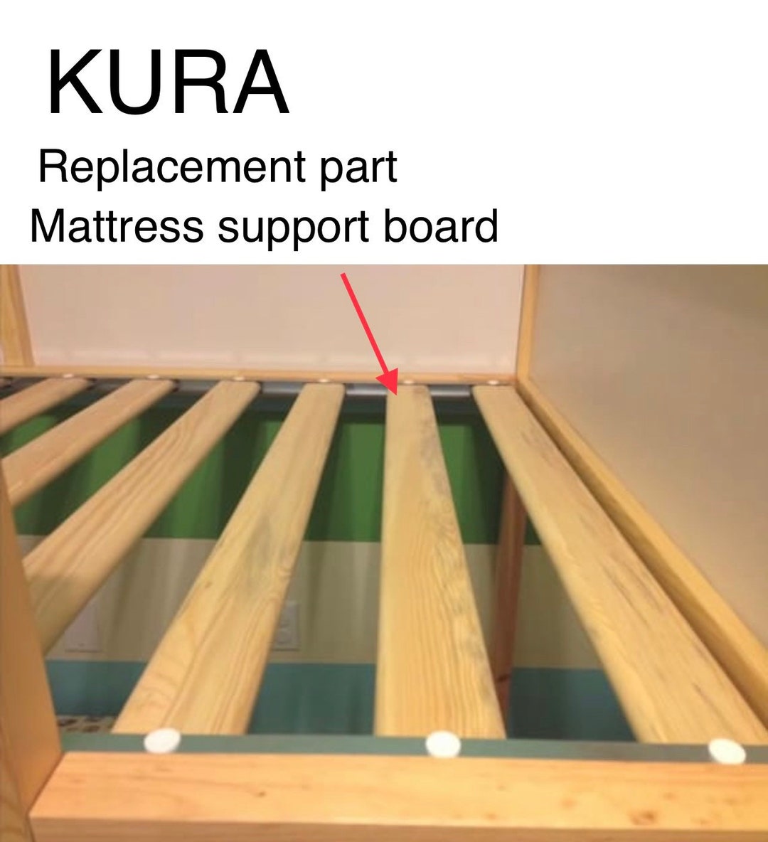 IKEA KURA Bed Mattress Base Support Slatted Board Replacement Etsy