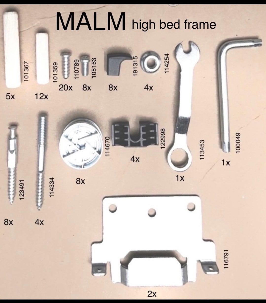 Piezas repuesto para el marco de cama ALTO IKEA MALM - España