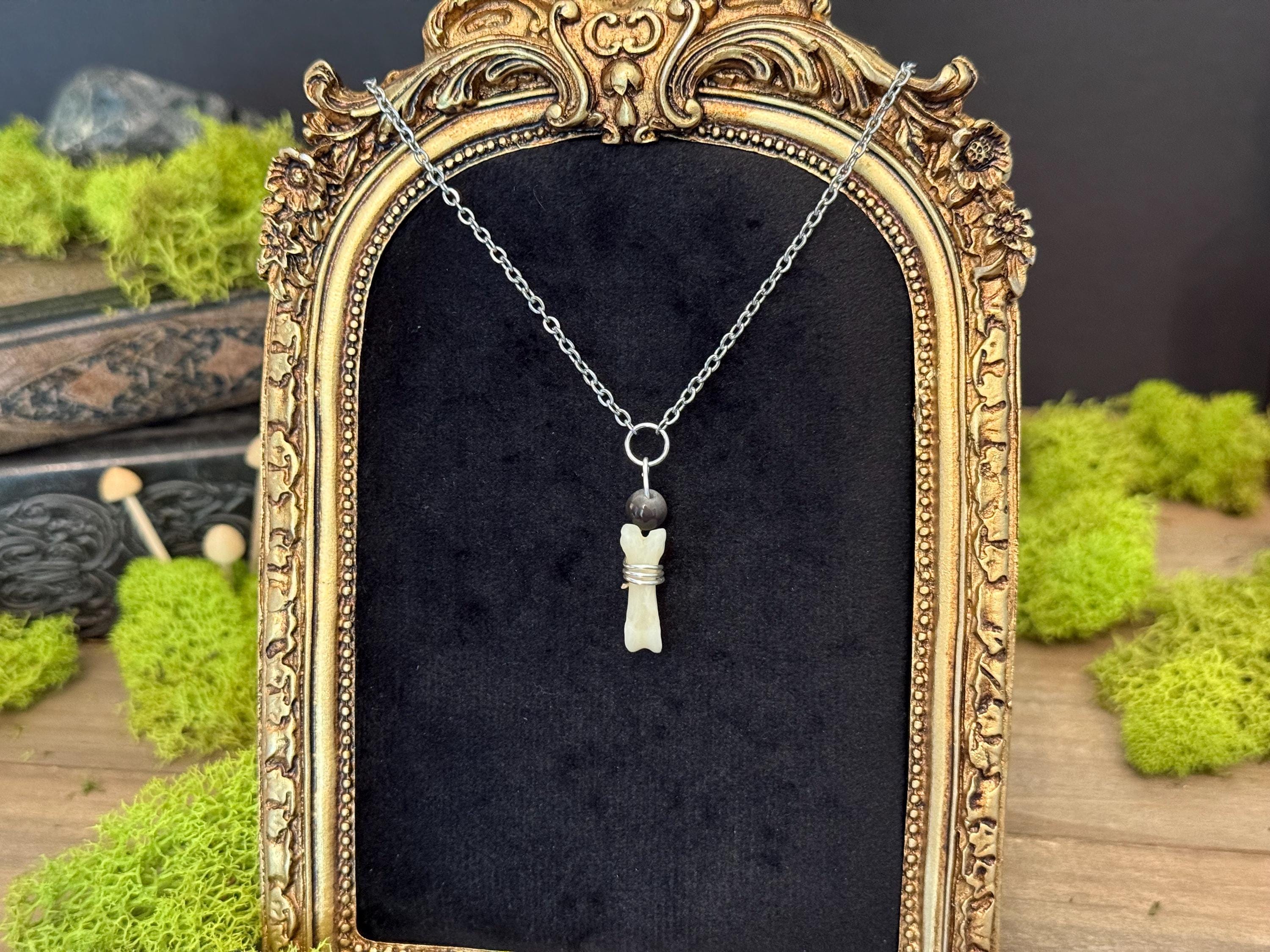 Real Bone Necklace - Etsy