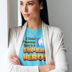 Dental Professional, Really Is A, Super Hero, Short Sleeve Tee, dental employee, health care, medical