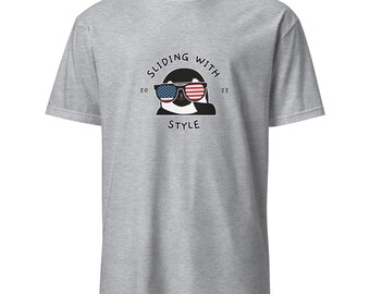 スライディング ウィズ スタイル | 半袖ユニセックス T シャツ