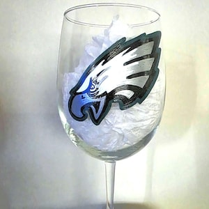 Eagles Wine Glass - Etsy